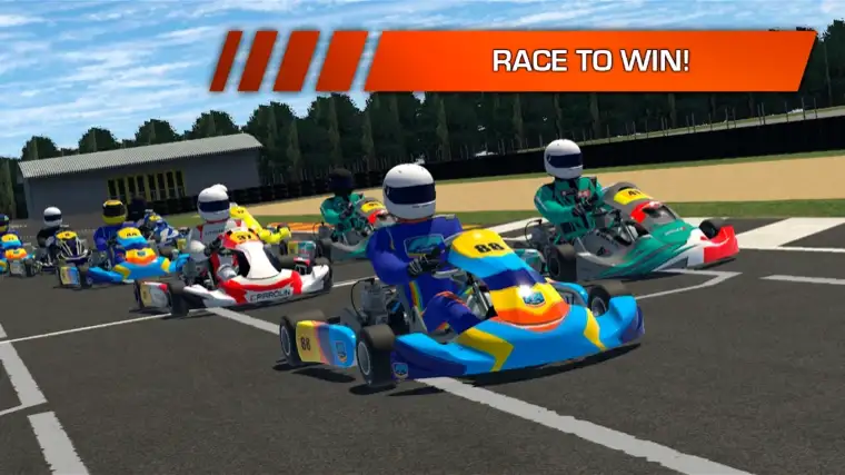 Schermata di gioco di Kart Master