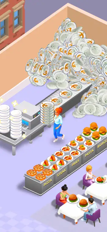 Schermata di gioco di Suzy's Food Restaurant